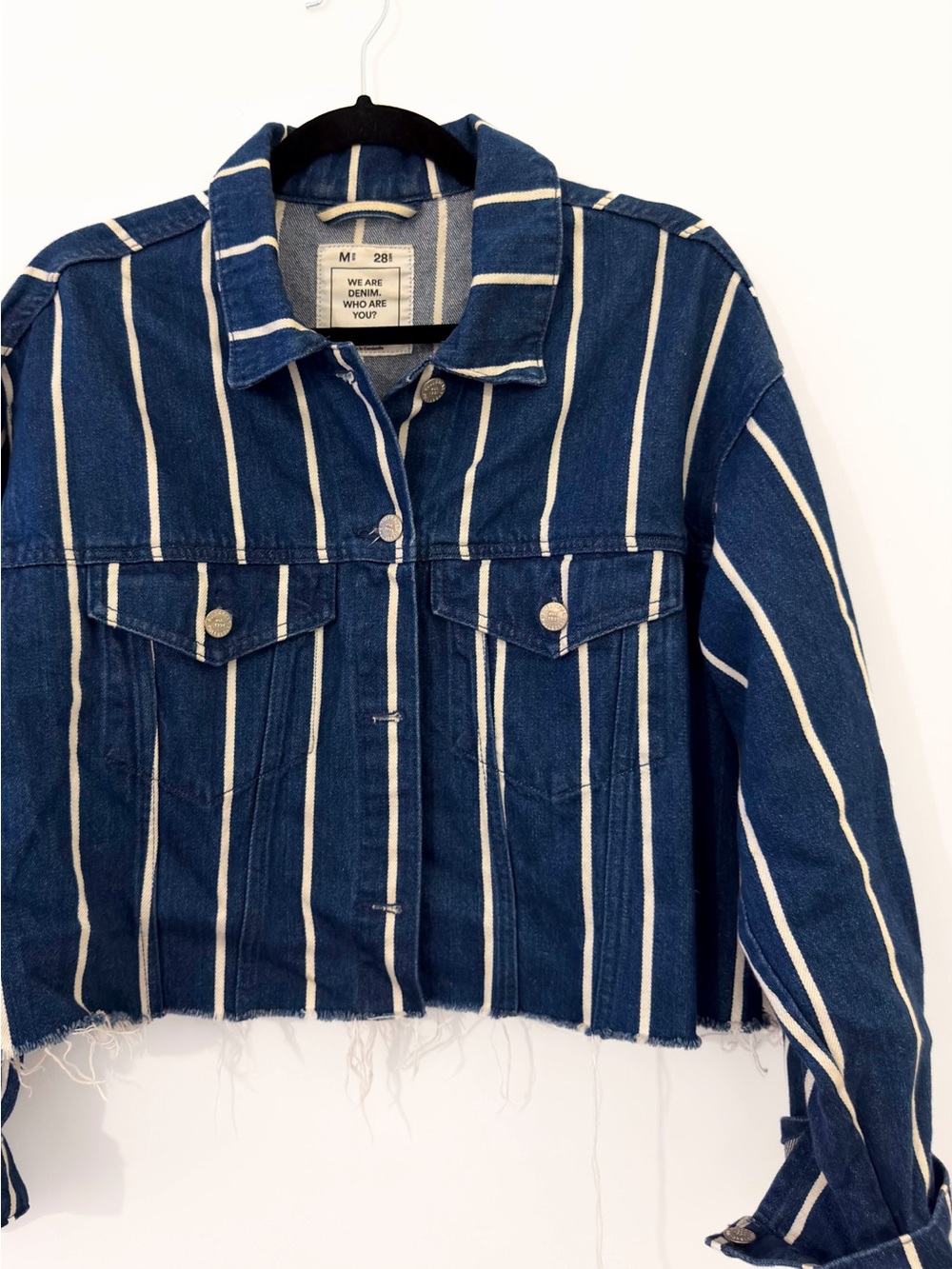 Pull&Bear Denim Cropped jacket